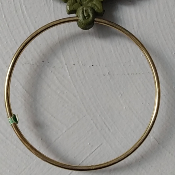 Home Interiors Vintage cast iron metal ceramic towel holder - Picture 4 of 13